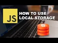 local storage in JavaScript How to use Local Storage in JavaScript Bangla
