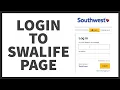 Swalife Login Page South West Airlines Login Page Swalife com