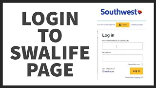 Swalife Login Page South West Airlines Login Page Swalife com