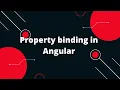 Angular 15 Tutorial in Hindi Property binding in Angular