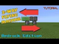 Lagu Minecraft Tutorial: 2 Way Flying Machine (Bedrock Edition)