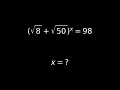 Radicals Exponents in One Equation Solve 8 50 x 98
