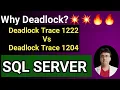 SQL Server Deadlock How to trace Deadlock What is Deadlock trace 1222 and 1204