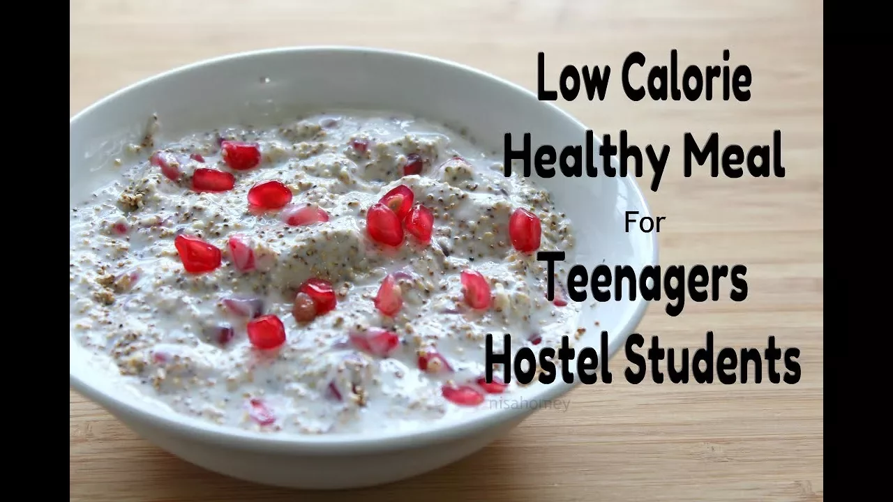 Low Calorie Weight Loss Meal For Hostel Girls/Teenagers - How To Manage Diet & Lose Weight PG Hostel