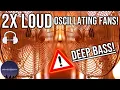 Download Lagu TWO POWERFUL \u0026 LOUD OSCILLATING FANS - FAN NOISE FOR SLEEPING 😴 | BLACK SCREEN