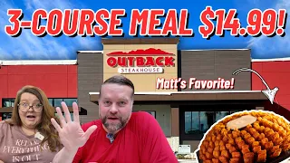 Outback Steakhouse 14 99 3-Course Meal 35 Dollars OFF