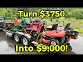 Flipping 5 Mowers for 5K Profit Facebook Marketplace Hustle
