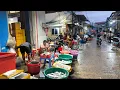Wholesale Seafood Market in Sihanoukville, Cambodia