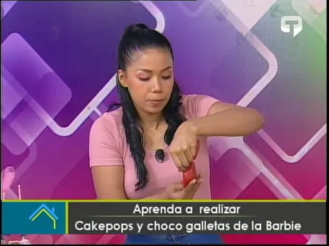 Aprenda a realizar Cakepops y choco galletas de la Barbie