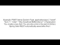 POST OneToMany Sub-Resource in Spring Data REST Explained