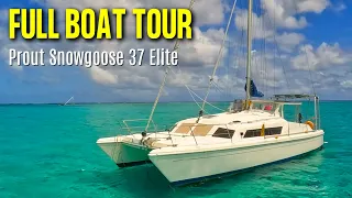 Boat Tour Of Our 1993 Prout Snowgoose 37 Elite