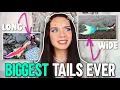 These NEW mermaid tails are MASSIVE! 😱 Fairyland Echo Mermaid Tail Unboxing \u0026 Try-On (Lake Michigan)
