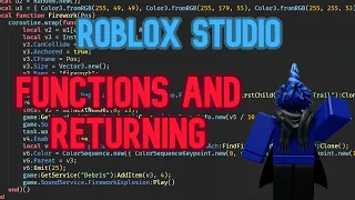 How To Script On Roblox - Beginners Guide Functions and Returning