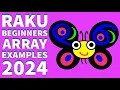 Learn Raku Programming Beginner Array Tutorial Examples 2024