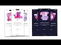 Flutter Chat App onboarding with light to dark theme