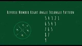 55 Number Right Angle Triangle Pattern without any pre-defined method using while loop in Python