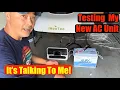 Testing Out My New 12V Roof AC Unit iHooToo 10 000 BTU Low Profile With Voice Controls
