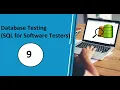 Database Testing Select data with SubQuery
