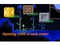 Terraria 2 4 1 Opening 3000 Gold Wooden and Iron crates