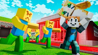 Steal a Brainrot in Minecraft Be Like