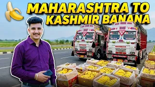 Kela Load Karke Pahunche Kashmir! 🚚 | Maharashtra To Kashmir Last Stop Vlog #jk11wale #banana