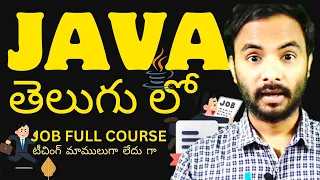 Java Full Course in Telugu Step-by-Step Explanation for Beginners