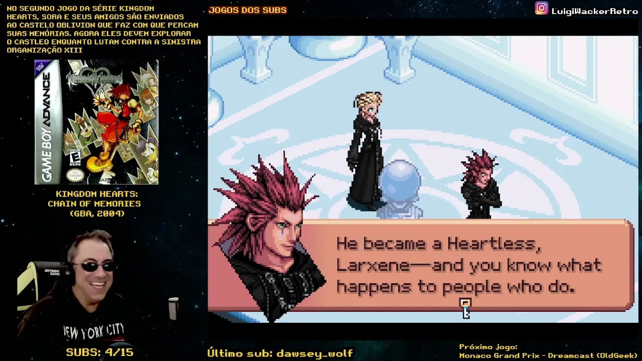 Kingdom Hearts: Chain of Memories (GBA) - 3° Dia (Jogos dos Subs)