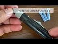 How to use FreeStyle Lancing Device II