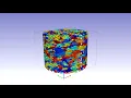 Pervious pavement effective pores - Watershed algorithm