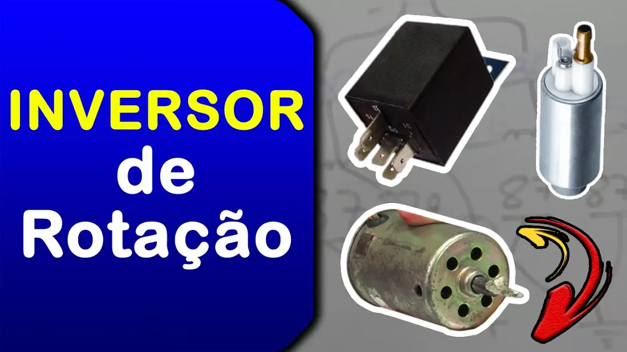 Relé | Como Inverter Rotação de Motor DC e "Selo"