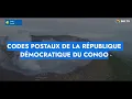 RD CONGO CODES POSTAUX DE LA RD CONGO CONGO-KINSHASA