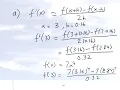 Chapter 02 02 Numerical Diff of Continuous Functions - First Derivative