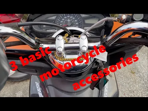 Download MP3 Three basic motorcycle / scooter accessories no rider should be without.