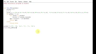 GPA Calculator program in Python