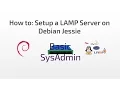 How to Setup a LAMP Server on Debian 8 Jessie Linux Apache2 MySQL and PHP 7