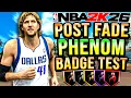 NBA 2K26 Post Control Mid Range Attribute Ratings Post Fade Phenom