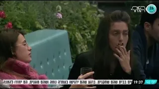 לסביות לינור וגל מתנשקות 