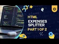 Expenses Splitter - Vanilla JS and HTML