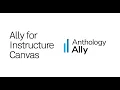 Ally for Instructure Canvas