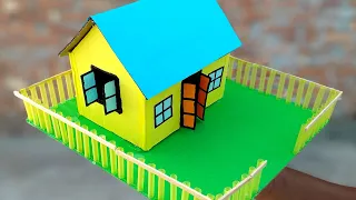 how to make a cardboard house making with dimension dian crafts