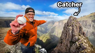 Can He Catch This WITHOUT MOVING?