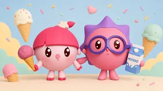 Снежинка 🐄🍦 — НОВИНКА — Малышарики идут в детский сад — Серия 298 | Мультики для детей