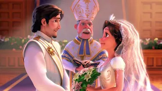 ريبانزل اخيرا وبعد طول انتظار هتتجوز حب حياتها يوجين بس طبعا حصل كوارث 
