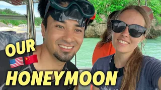 我的中国丈夫第一次出国旅行：蜜月Vlog