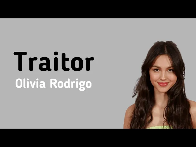 Download MP3 Traitor - Olivia Rodrigo (Lyrics)