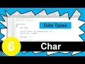 C Tutorial - Data Types Char