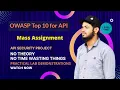 API6 2019 - Mass Assignment Practical Lab 2022 Kontra ApplicationSecurity io