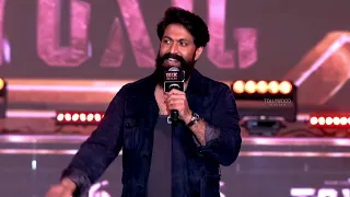 Rocking Star Yash PowerFull Speech 🔥@ Toxic Pre-Release Event