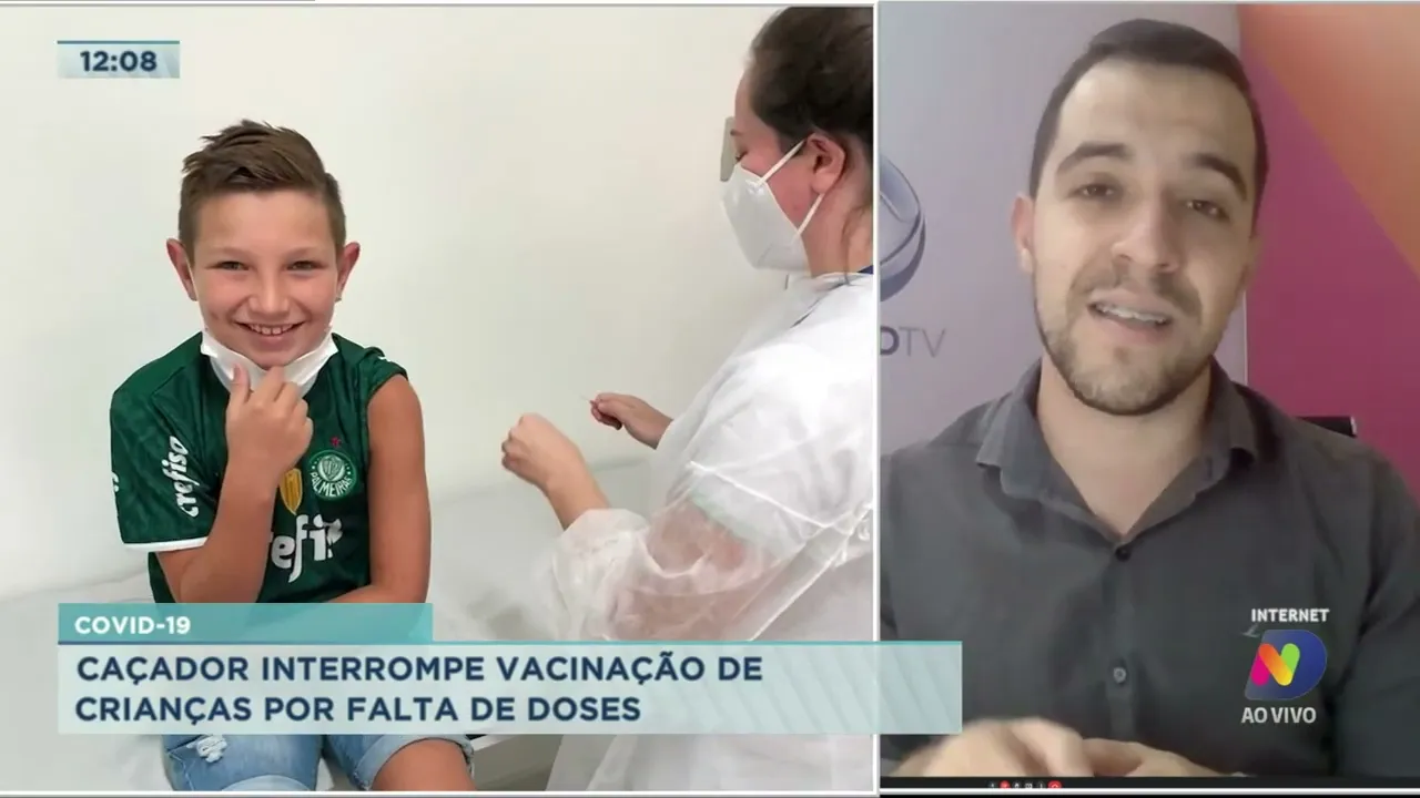 Caçador interrompe vacinação de crianças por falta de doses