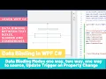 WPF C Tutorial - How to data bind in WPF with Text Boxes